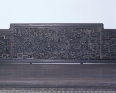 图片[2]-Redwood carved dragon bed-China Archive